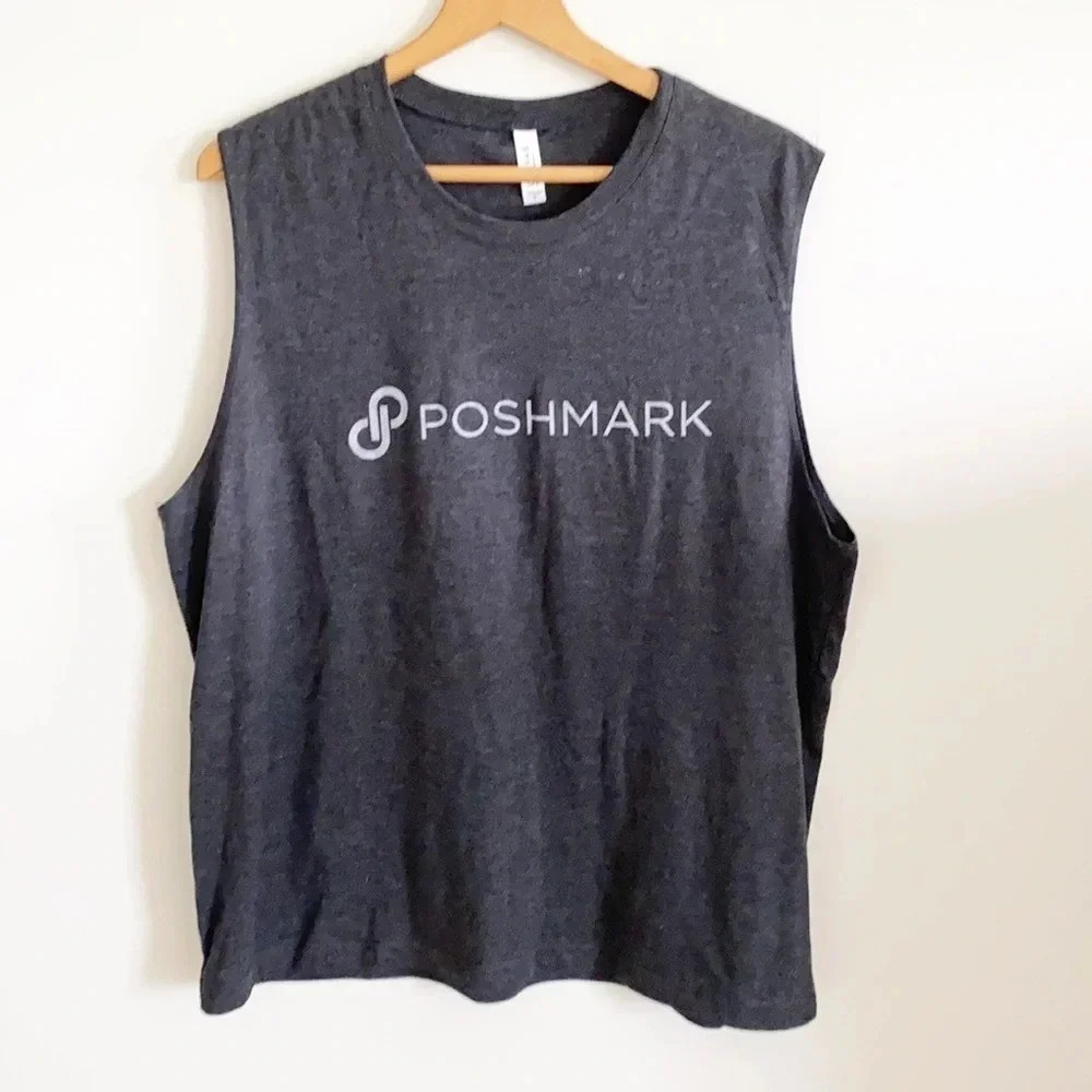 Poshmark Gray muscle tank top